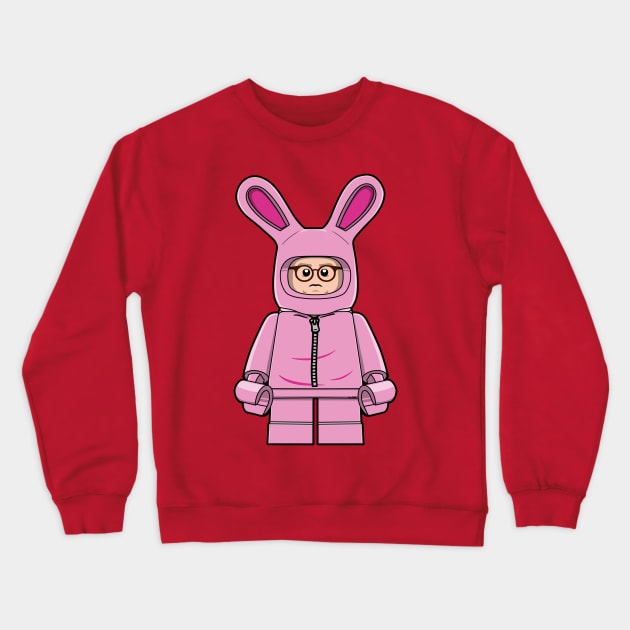 LEGO Ralphie (Bunny Suit) Crewneck Sweatshirt by schultzstudio